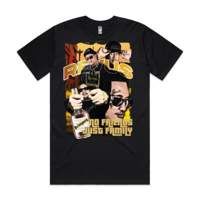 'NO FRIENDS, JUST FAMILY' Revus Graphic Tee Thumbnail