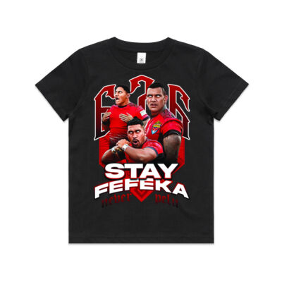 'STAY FEFEKA 676' Mate Ma'a Tonga Graphic Tee  Thumbnail