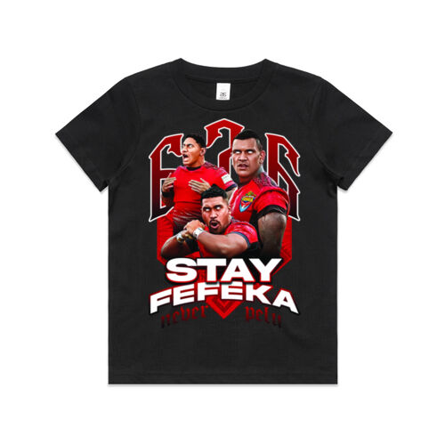 'STAY FEFEKA 676' Mate Ma'a Tonga Graphic Tee  Thumbnail