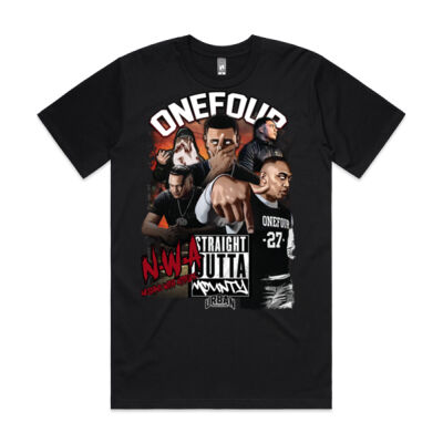 'STRAIGHT OUTTA MOUNTY' ONEFOUR Graphic Tee Thumbnail